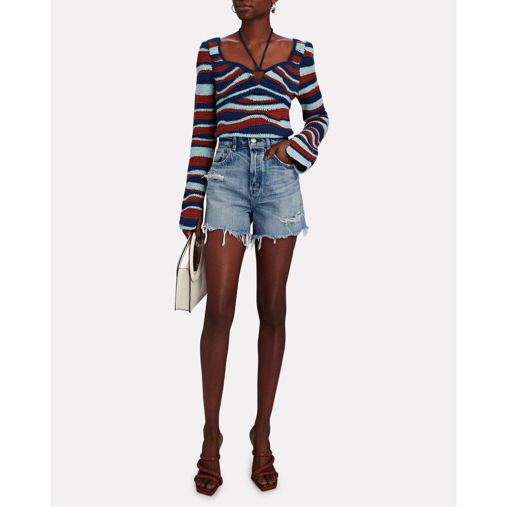 MOUSSY VINTAGE Pelion‎ Cut-Off Denim Shorts Size 24